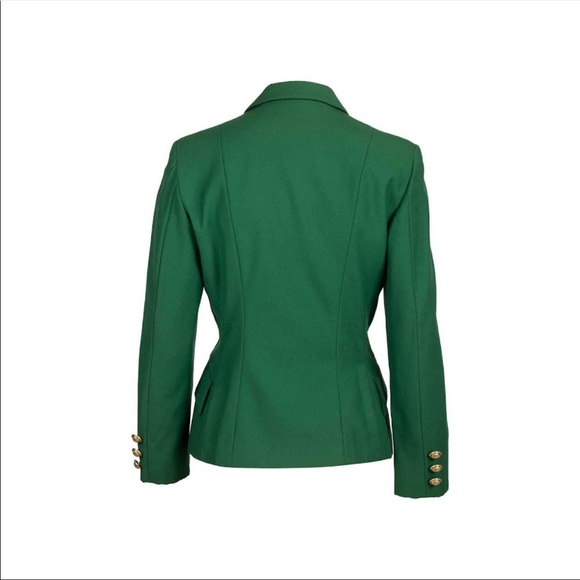 MOSCHINO - Vintage Cheap and Chic Double breasted blazer coat Green, 10 - Picture 12 of 12
